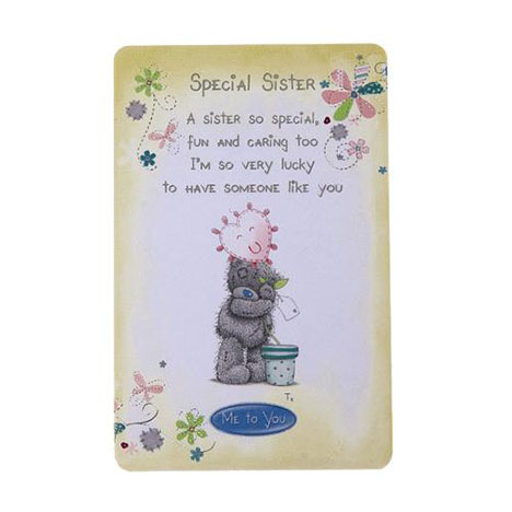 Special Sister Me to You Bear Friendship Card £0.75